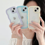 Candy Wavy Lines Bumper Case for Iphone 