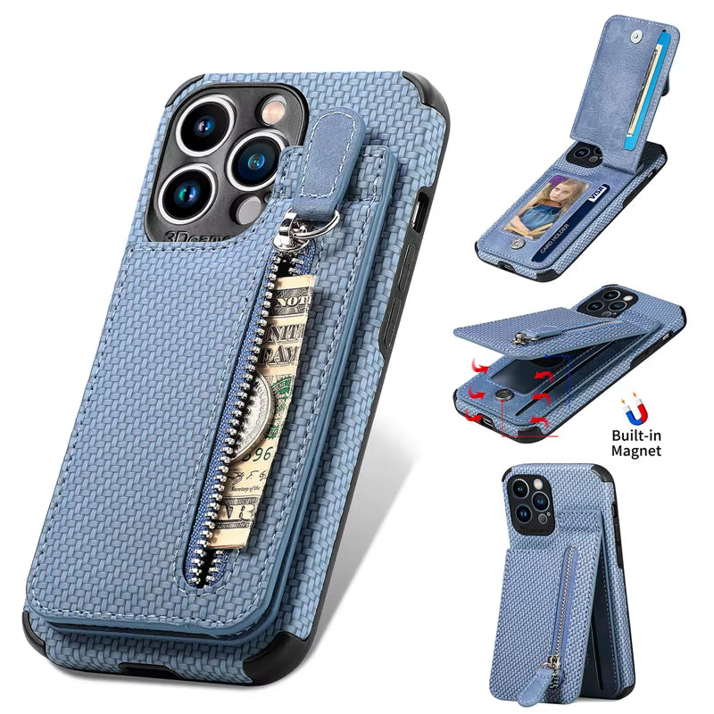Card Pocket Wallet Case for Iphone