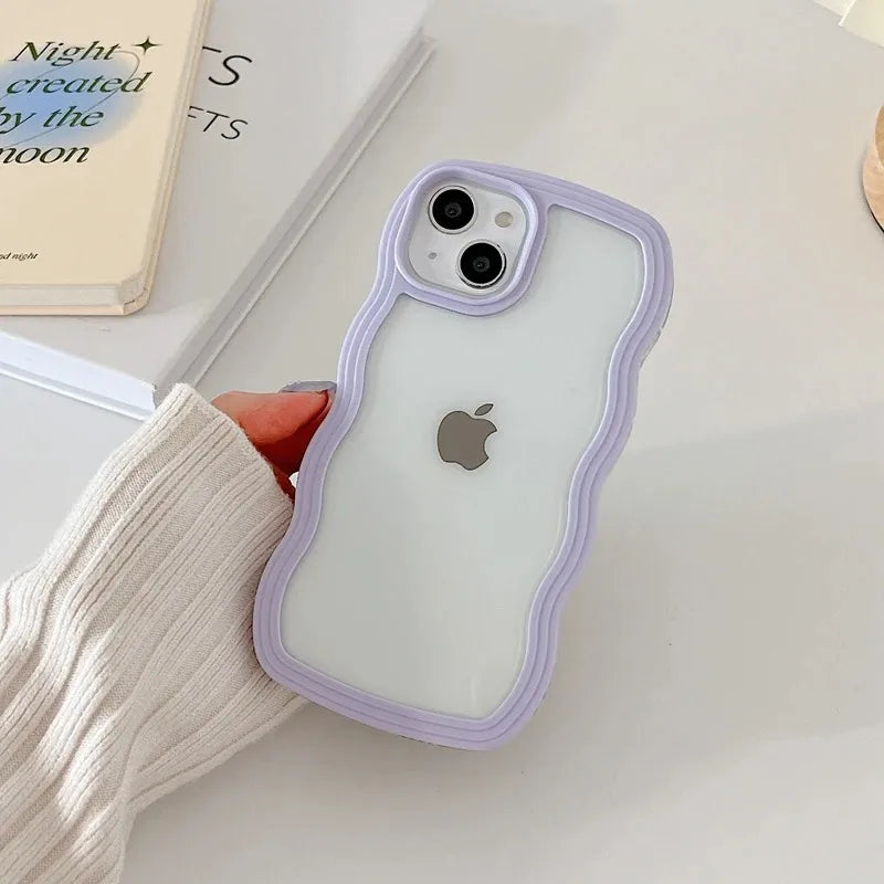 Candy Wavy Lines Bumper Case for Iphone 