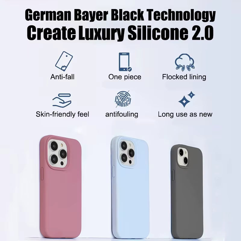 Luxury Liquid Silicone Phone Case 