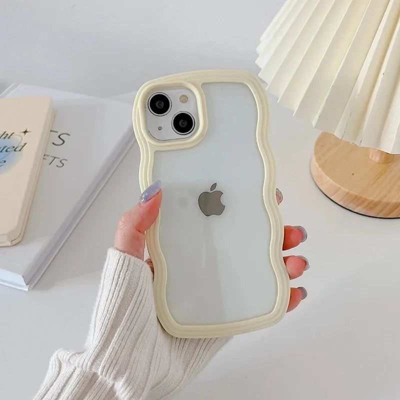 Candy Wavy Lines Bumper Case for Iphone 