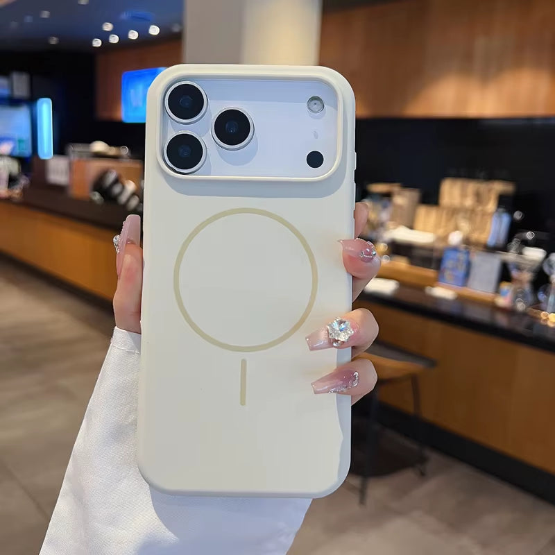 Magnetic Wireless Charging Silicone Phone Case