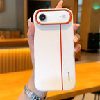 Funda for Iphone 17 Pro,17 Pro Max,Iphone Air Case  Tricolor Spelling Pattern PU Leather Hard PC Anti-Scratch Back Cover