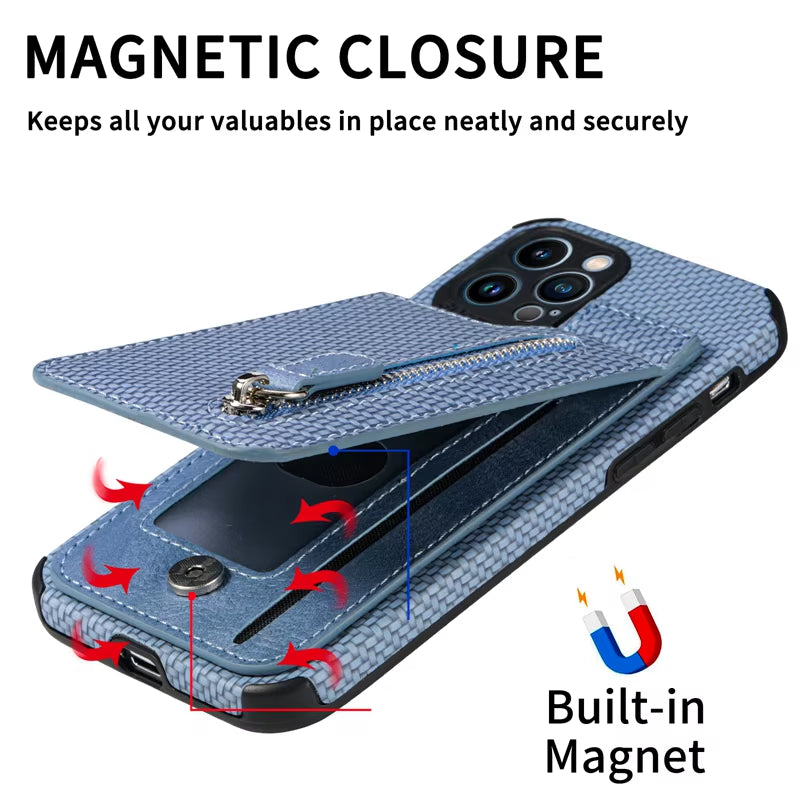 Card Pocket Wallet Case for Iphone